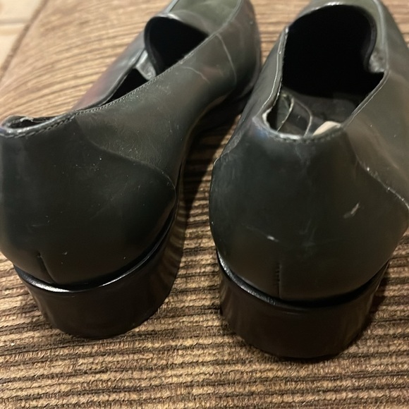 Rockport Leather Shoes Size 7.5 M black Slip On Loafers Comfort - Picture 5 of 9